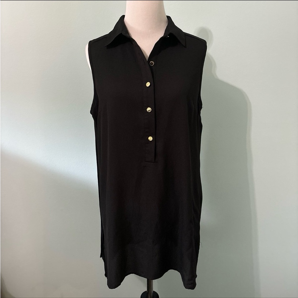 Roz & Ali long black tank